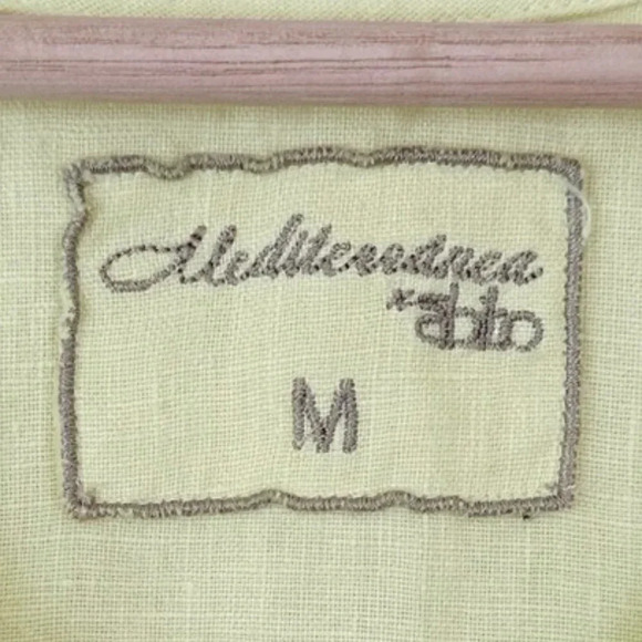 Abito Ruffle  Sleeve Linen Relaxed Fit Dress - Picture 12 of 16